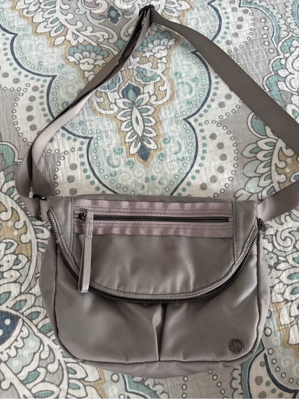 lululemon athletica Gray Crossbody Sling Bag